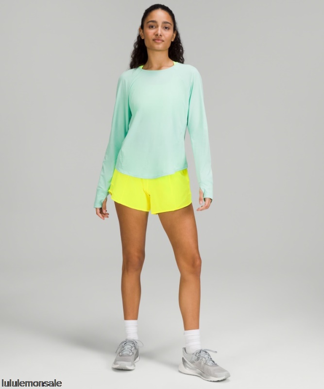 Lululemon Damen DELULU278 | Highlight Gelb Hotty Hot Low Rise Lined Short 4